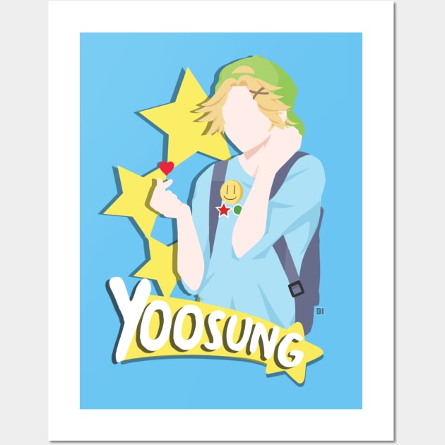 Mystic Messenger Yoosung Shooting Star Wall Art by DaphInteresting